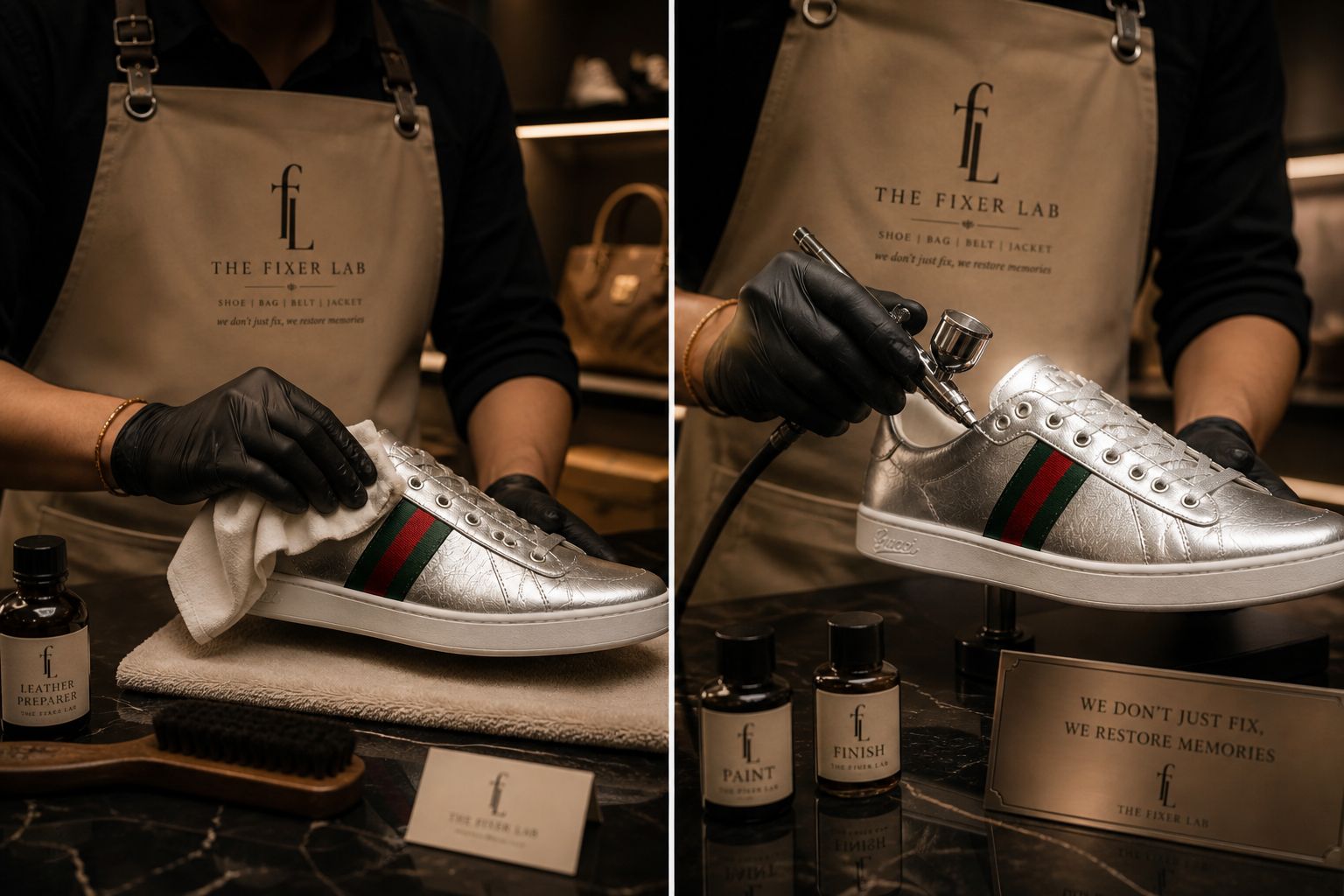 Protect and preserve — sole protection and leather conditioning