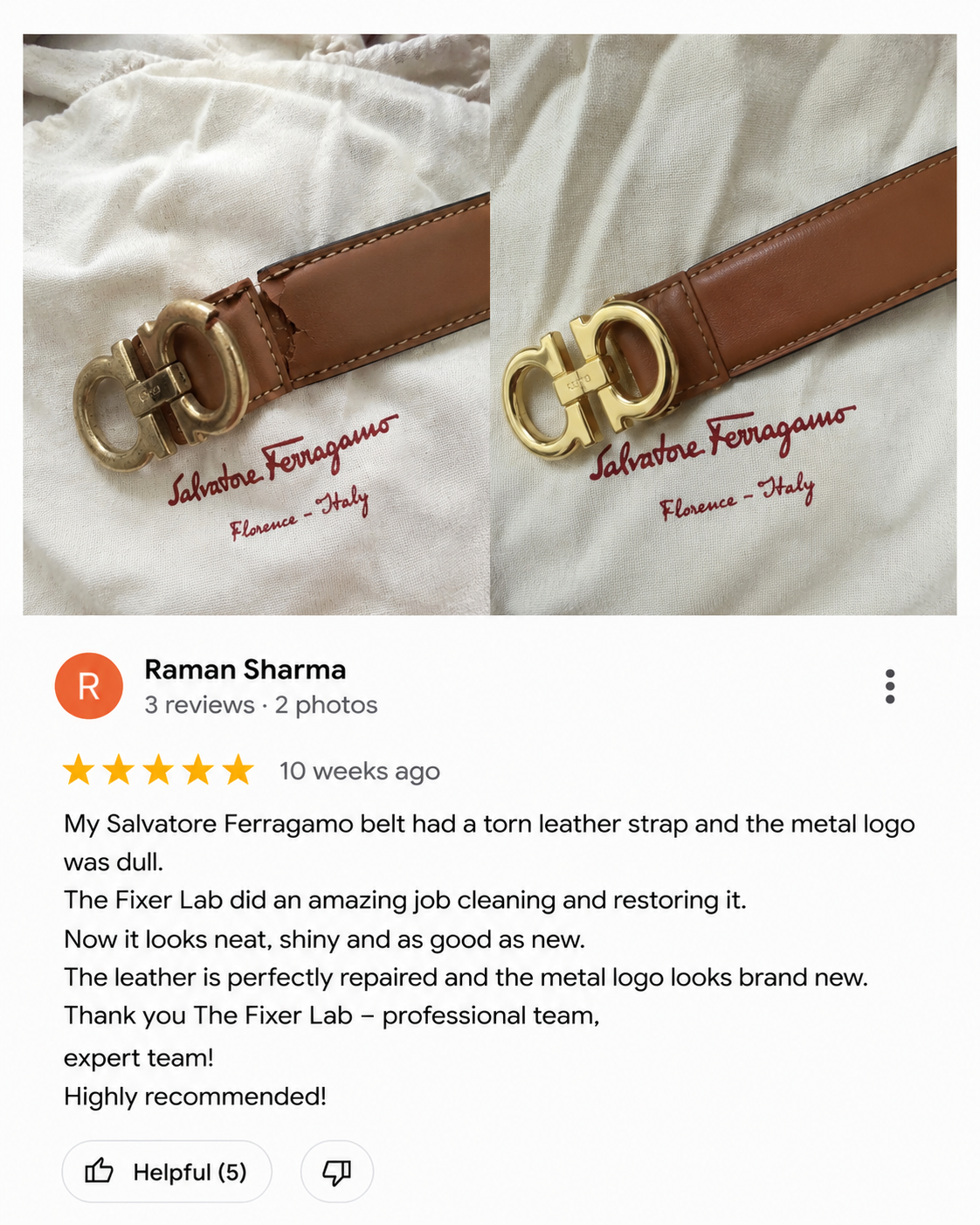 Customer review