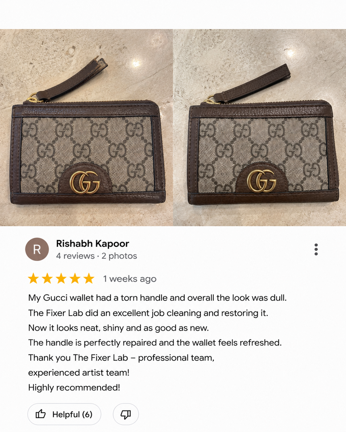 Customer review