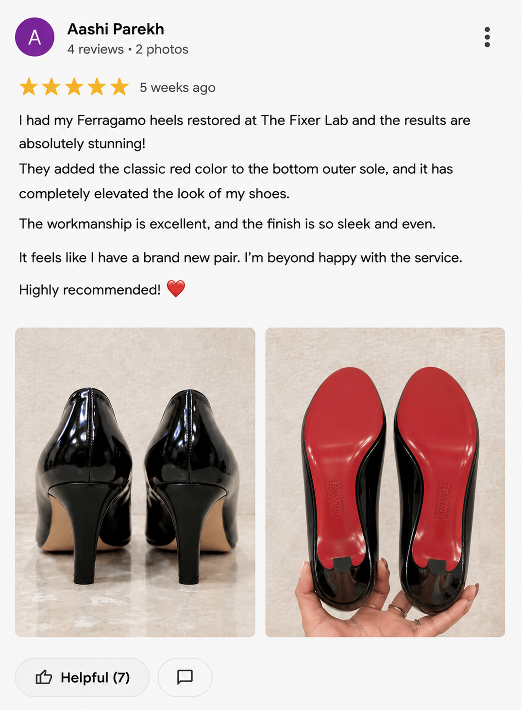 Customer review