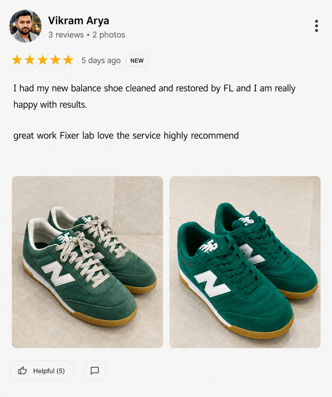 Customer review