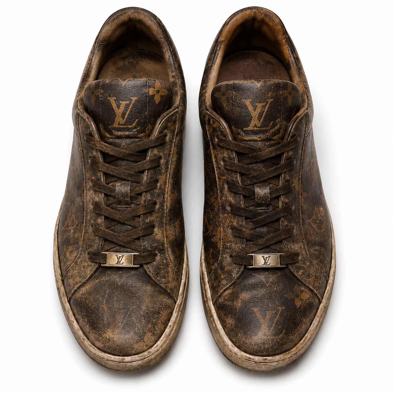 Shoes before restoration